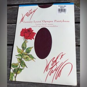 Lord & Taylor Luxury Lycra Opague Pantyhose A